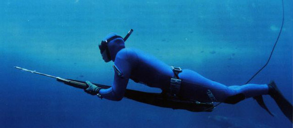 охота с подводным ружьем