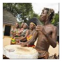 африканские жители и их музыка