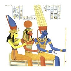 варианты изображения Амон-Ра, египетского бога солнца