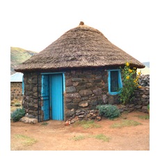 Типичное жилище народа Банту