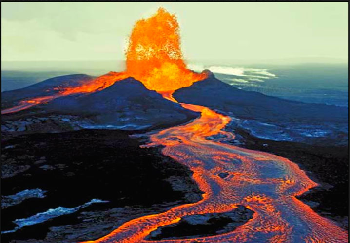 извержение вулкана Килиманджаро