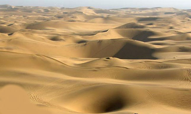 рельеф пустыни Намиб