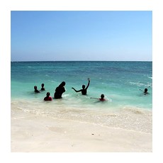 Пляж в Сомали на карте мира