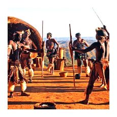 Ритуальные танцы народов Африки - танец воинов