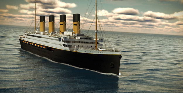 Копия Титаника создана в Дубае