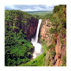 Водопад Африки Каламбо 